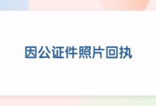 因公证件照片回执-证件照家园